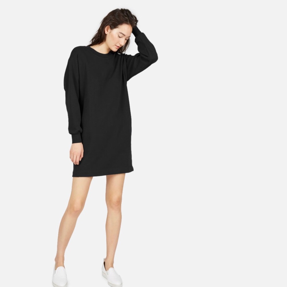 Everlane | Classic French Terry Crew Neck Dress